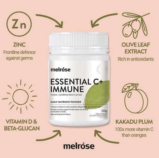 Melrose Essential Vitamin C+ Immune 120g 免疫維C精粹粉